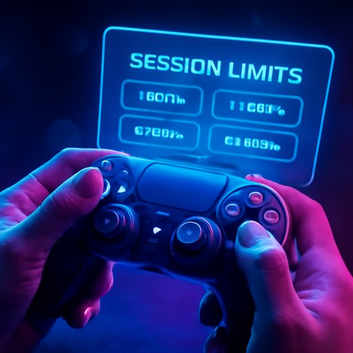 96c app settings showing session limits